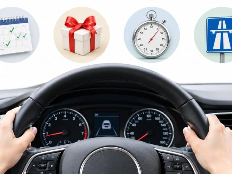 driving lesson packages driving concept